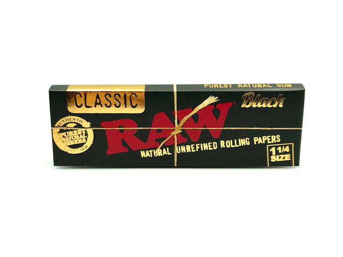 Raw Black 1 1/4 Papers